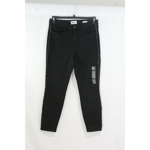 William Rast Denim - William Rast Womens Juniors Black Sculpted High Rise Ankle Skinny Jeans 25 NWT